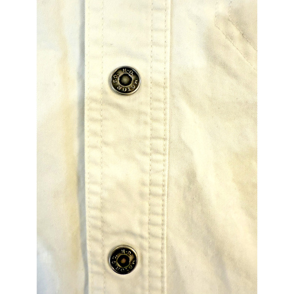 Vintage Harley-Davidson Shirt Mens Small Sleeveless Frayed Dirt Track Biker 90s - Picture 7 of 7